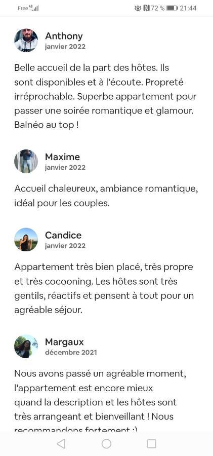 Romantisme Et Glamour 2 Avec Spa , Clim Et Jardin Dijon Bagian luar foto