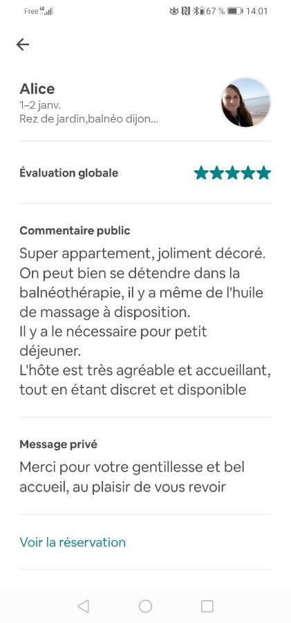 Romantisme Et Glamour 2 Avec Spa , Clim Et Jardin Dijon Bagian luar foto