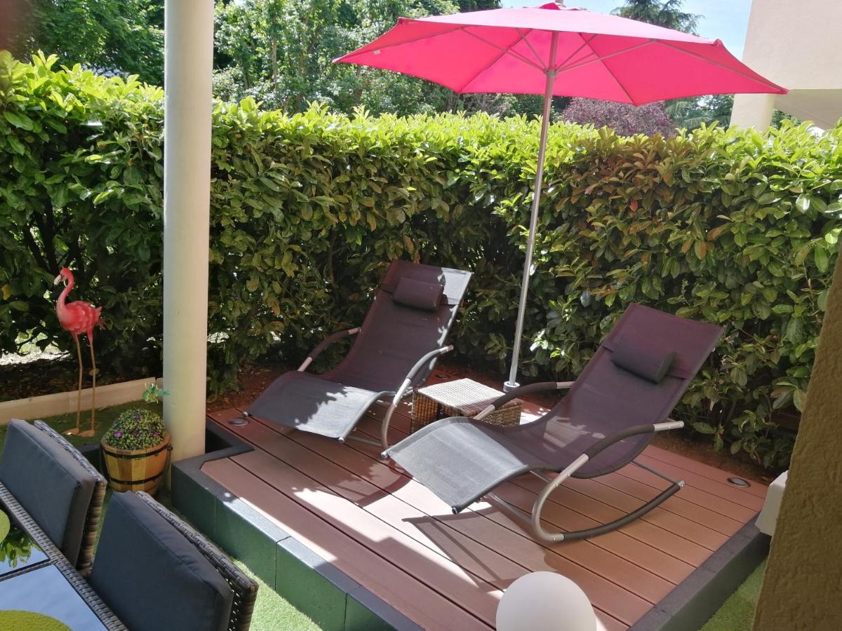 Romantisme Et Glamour 2 Avec Spa , Clim Et Jardin Dijon Bagian luar foto
