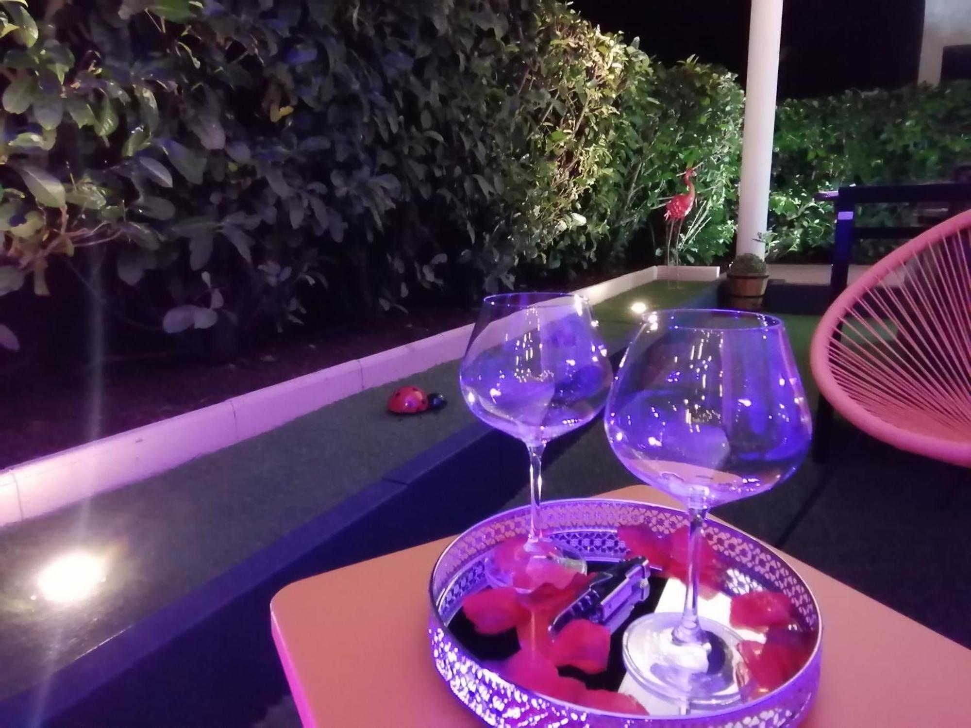 Romantisme Et Glamour 2 Avec Spa , Clim Et Jardin Dijon Ruang foto